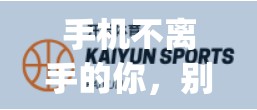 手机不离手的你，别让开云体育App成你的数字陷阱！一文教你筑牢账户安全防线！