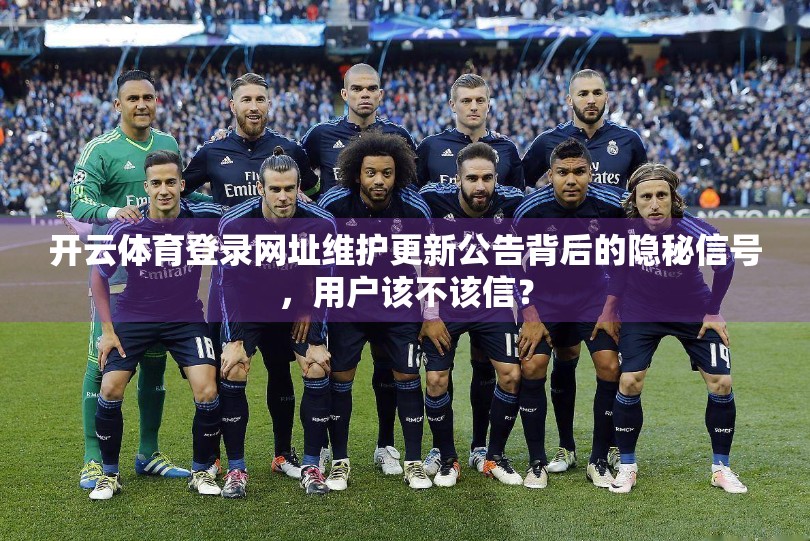 开云体育登录网址维护更新公告背后的隐秘信号，用户该不该信？