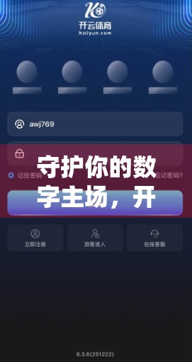 守护你的数字主场，开云体育电脑版账号安全设置全攻略，防黑客、保隐私、稳如磐石！
