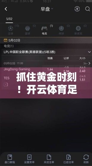 抓住黄金时刻！开云体育足球直播在线观看的最佳时机全攻略