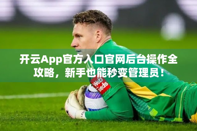 开云App官方入口官网后台操作全攻略，新手也能秒变管理员！